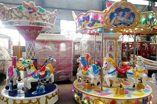 3 Horse Carousel Ride for Sale in America