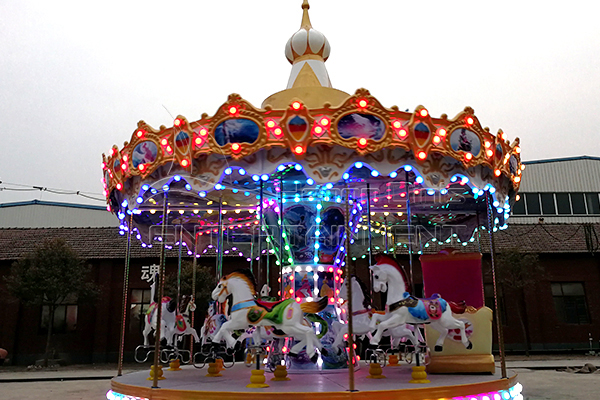 Kid Moving Carousel