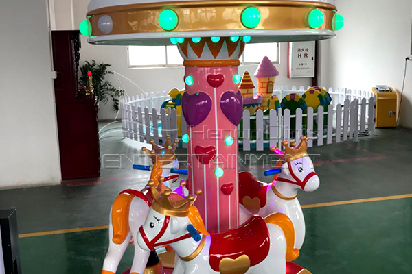 Coin Operated Kids Carousel Carousel