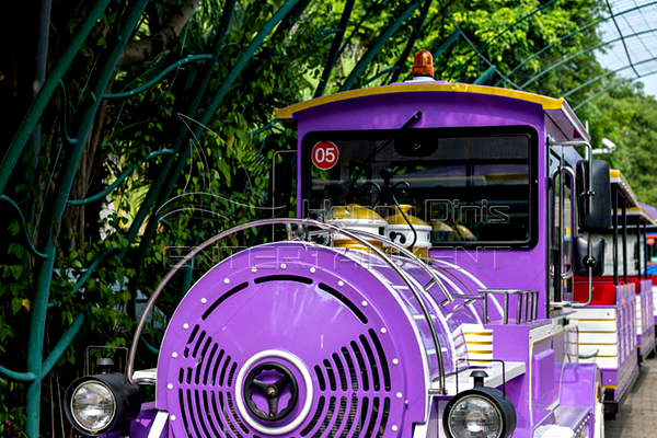 Bright Color Backyard Trains No Tracks
