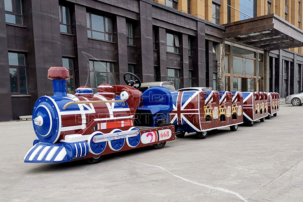 British Style Trackless Backyard Train You can Ride