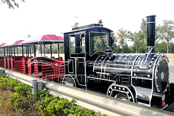 Carnaval Train Elettricu senza piste Fun Rides in vendita in Dinis