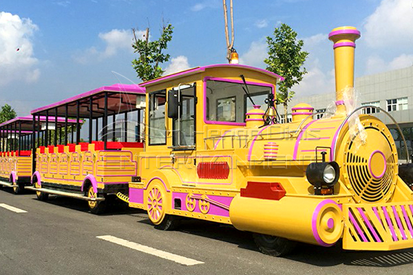 ប្រណិត Customized Tourist Road Carnival Train Rides សម្រាប់លក់