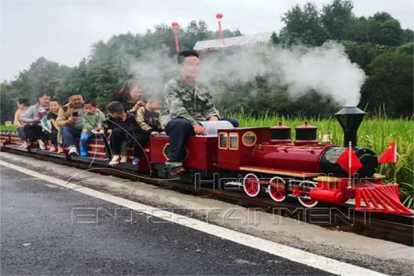Steam Rideable Train para sa Sightseeing