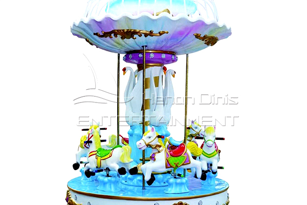 6-seat Indoor Playground for Sale Merry Go Round Rides