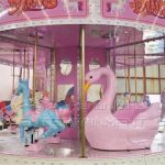 Pink 12-seat Kids Carousel Horse for Sale