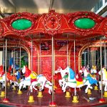 Dinis Red Antique Merry-Go-round Ausement Rides