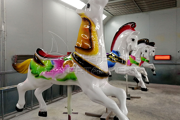 Horse Seat of Full Size Rouandabout Carousel