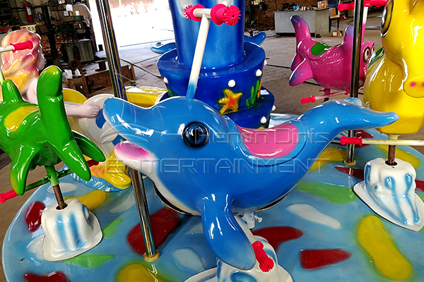 Ocean 6-seat Carousel Animal for Sale