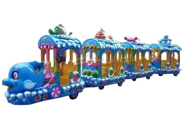 Ocean-themed Trackless Small Adult Train Rides