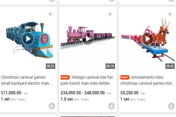 Prices of Carnival Train Rides