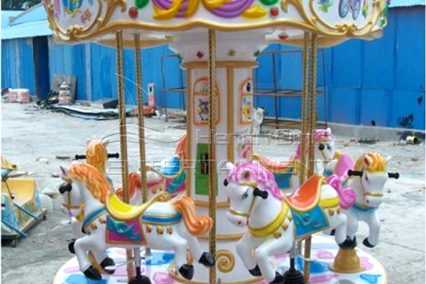 Coin Kiddie Carousel Rides amidy