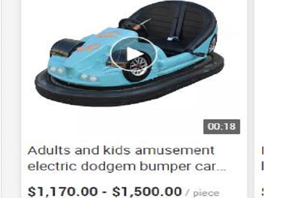 Adult-sized Bumper Car for Sale