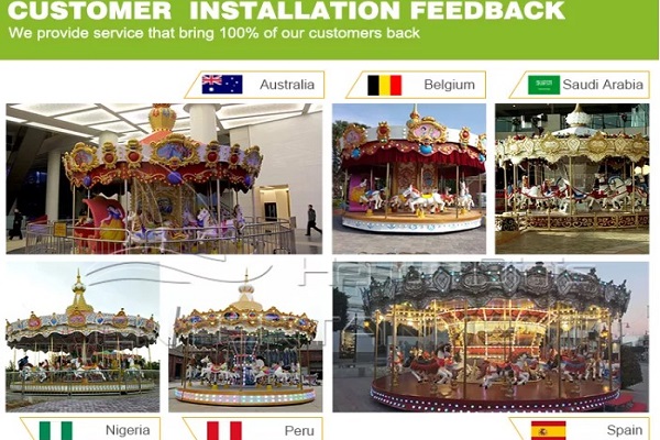 Customer Feedback of Dinis Fiberglass Carousel