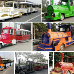 Large Trackless Train for Shopping Plaza