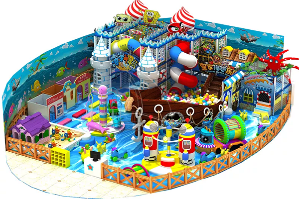 Cartoon Indoor Spillplaz Equipement