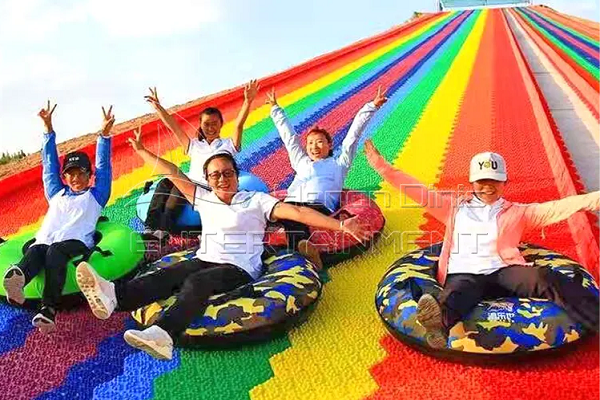 Venta caliente coloridas diapositivas del arco iris para todas las personas