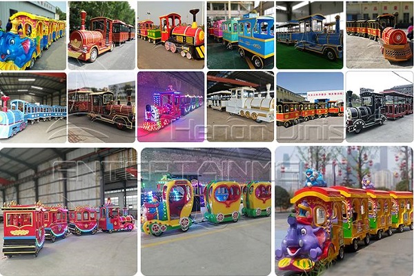 Different Types of Electric Trackless Train Rides