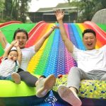 Tobogán arcoíris ideal para familias en venta
