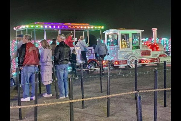 Tourist Road Train for Christmas