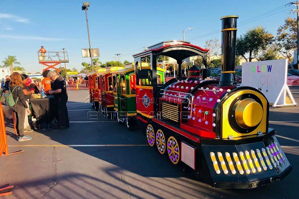Usona Klienta Reago de Dinis Vintage Amusement Park Train