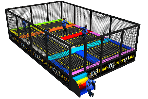 I-60-sqm ye-Indoor Trampoline Park Design