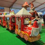 Kiddie Christmas Train with Track