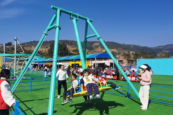 Ne-elektrîk Amusement Park Rides Unpowered Pendulum Ride